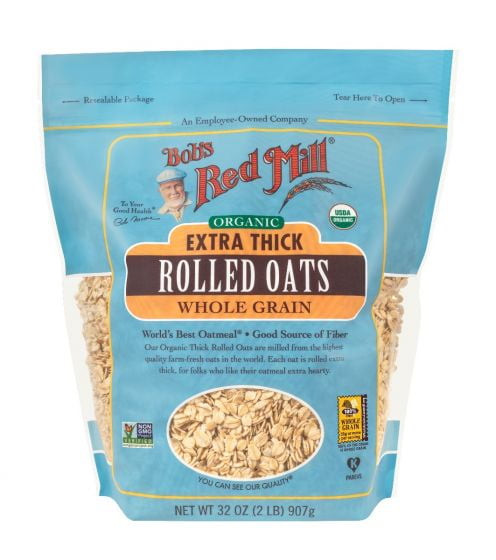 Bob's Red Mill, Extra Thick Rolled Oats, Organic, 32 Oz