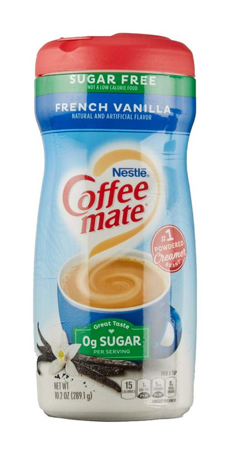 Coffee Mate French Vanilla Sugar Free Coffee Creamer, 10.2 Oz, 2 Pack