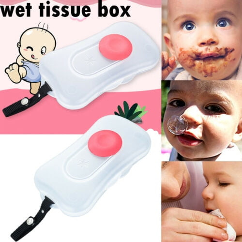 Baby Wipe Travel Case Child Wet Wipes Box Changing Dispenser Storage Holder Bolt