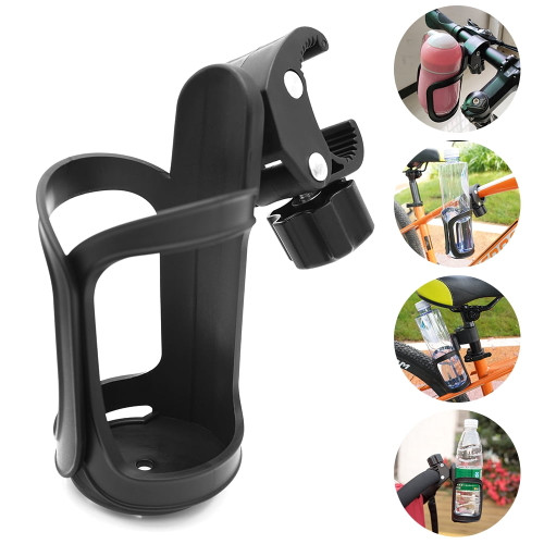 Eccomum Bike Bottle Holder 360 Degrees Rotation Bicycle Water Bottle Cage For Baby Strollers Wheelchair