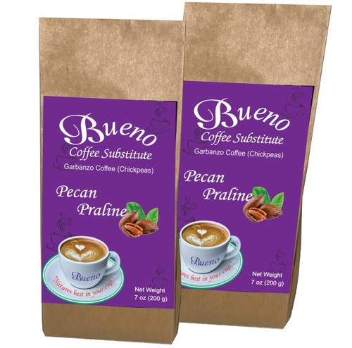 Bueno Coffee Substitute Pecan Praline 2/7 Oz Bags, Free Shipping