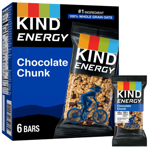 Kind Energy Bars, Chocolate Chunk, 2.1 Oz, 6 Count