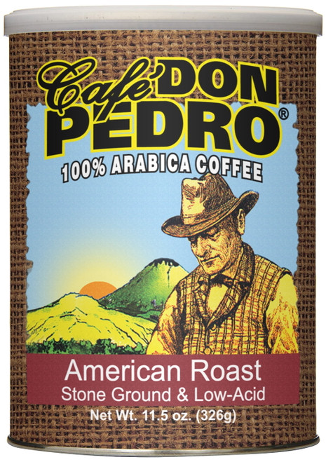 (4 Pack) Cafe Don Pedro Low Acid Ground Arabica Coffee, 11.5 Oz.