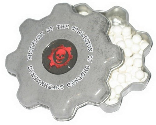 Gears Of Wars Cog Mint Candies Tin 17257