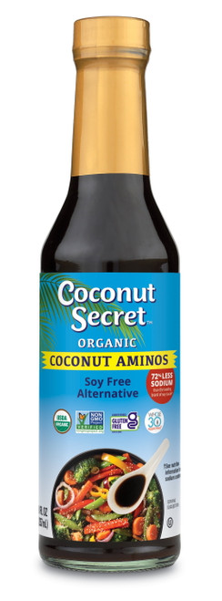 Coconut Secret Coconut Aminos Organic Soy Free Alternative Sauce, 8 Oz
