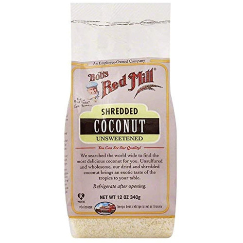Bobs Red Mill Unsweetened Shredded Coconut, 12 Oz