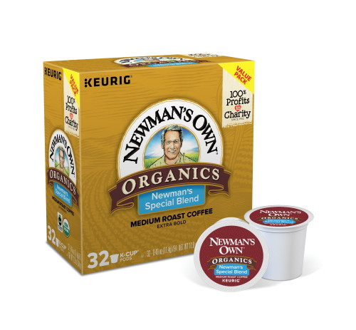 Newman's Own Organics Special Blend K-cup Coffee Pods, Medium Roast, 32 Count For Keurig Brewers