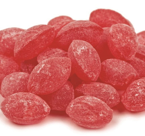 Sanded Wild Cherry Drops Old Fashioned Hard Candy 1 Pound Claey's Candies