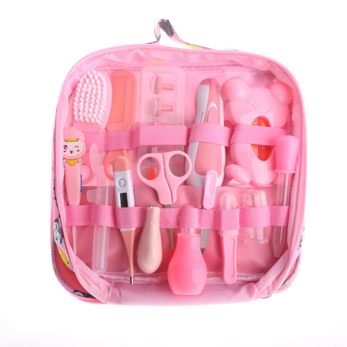 Lsfyszd Baby Care Set With Cartoon Storage Bag Soft Brush Smooth Grip Carbon Steel Plating Equipment