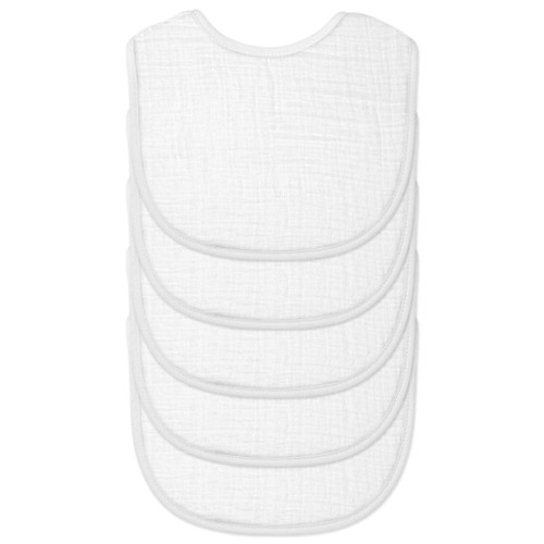 Green Sprouts Muslin Bibs Made From Organic Cotton (5pk)