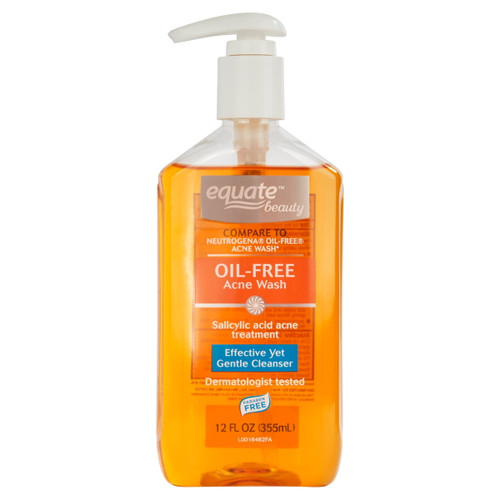 Equate Beauty Oil-free Acne Face Wash, 12 Fl. Oz.