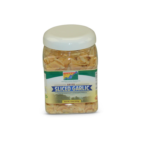 Mother Earth Products Dehydrated Sliced Garlic, Jar