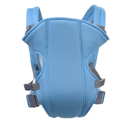 Baby Carrier, Adjustable Baby Wrap Carrier Newborn To Toddler Carrier, Multiple Ergonomic Positions Front And Back, Blue