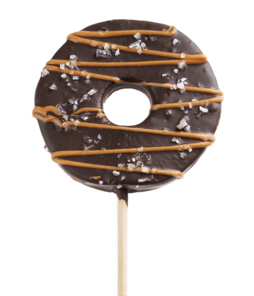Dipped Marshmallow Donuts Chocolate-enrobed Marshmallows On A Stick. (salted Caramel)
