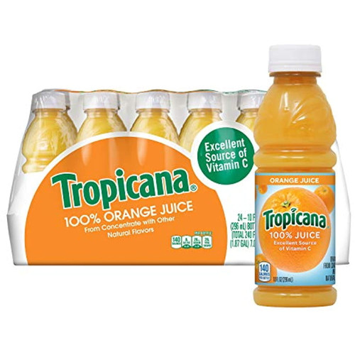 Tropicana Orange Juice, 10 Ounce (pack Of 24)