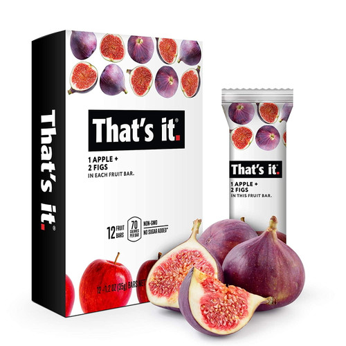 That's It Gluten Free Fruit Bars Apple & Fig -- 12 Bars