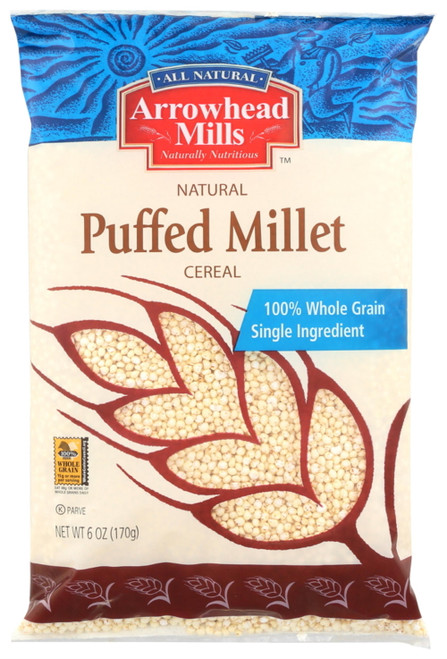 Arrowhead Mills Natural Puffed Millet Cereal, 6 Oz