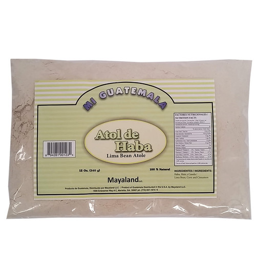 Mi Guatemala Lima Bean Atole 12 Oz - Atol De Haba (pack Of 6)