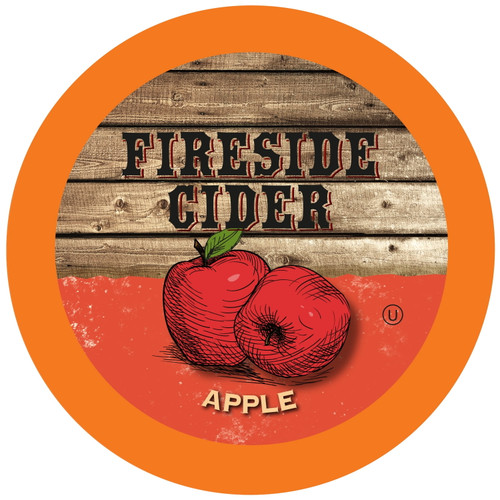 Fireside Cider Baked Apple Flavored Pods,  Keurig 2.0 K-cup Brewer Compatible, Baked Apple Cider,  40 Count