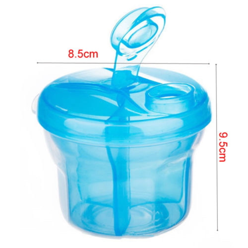 Qmyliery Portable Baby Milk Powder Formula Dispenser Feeding Food Container Storage Box