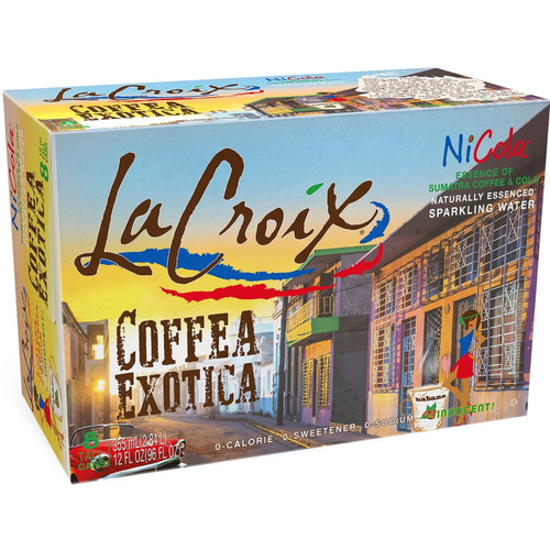 Lacroix Nicola Coffea Exotica Sparkling Water - 8pk/12 Fl Oz Slim Cans, 8 / Pack (quantity)