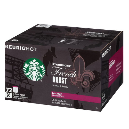 Product Of Starbucks French Roast K Cup Dark Roast Coffee K Cup Pods  72 Ct.