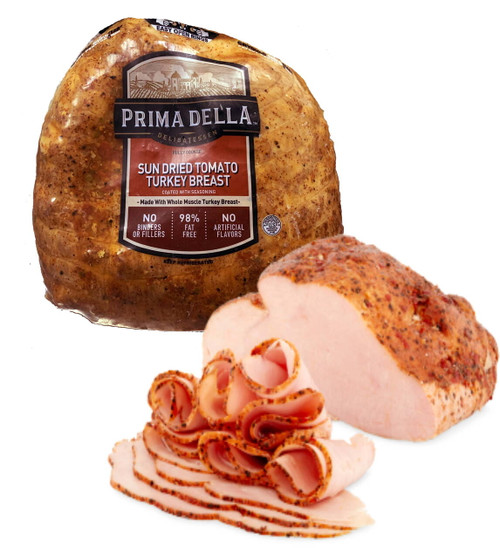 Prima Della Sun Dried Tomato Turkey Breast, Deli Sliced
