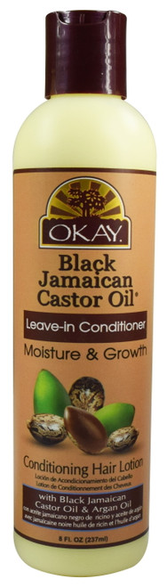 Okay Black Jamaican Castor Oil Leave In Conditioner (12oz)