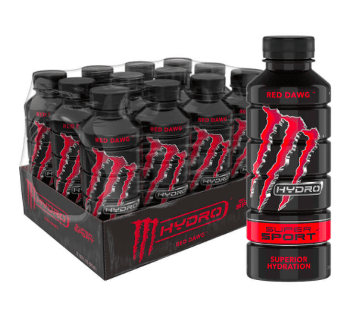 Monster Hydro Super Sport, Red Dawg, 20 Fl Oz, 12-count