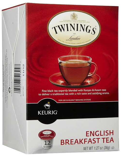 Twinings Tea English Breakfast Tea K-cups, 12 Ct