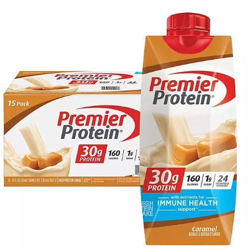 Premier Protein High Protein Shake, Caramel (11 Fl. Oz., 15 Pk.)