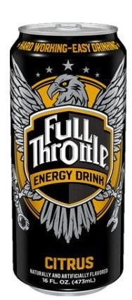 Full Throttle Energy Drink Citrus, 16 Oz. Cans (pack Of 16)