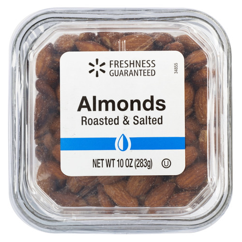 Freshness Guaranteed Roasted And Salted Almonds, 10 Oz