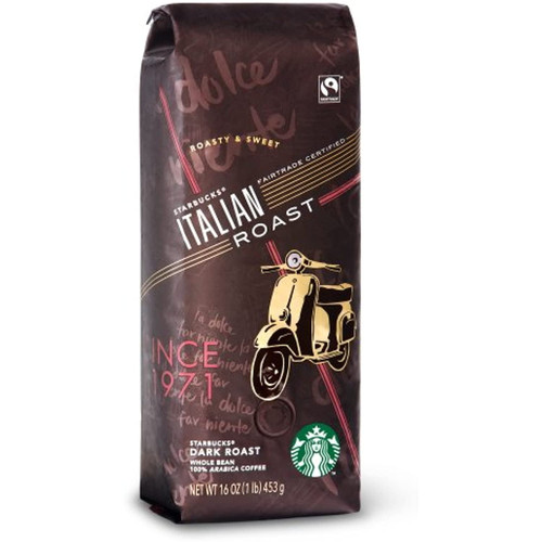 Starbucks Italian Roast, Whole Bean Coffee (1lb)
