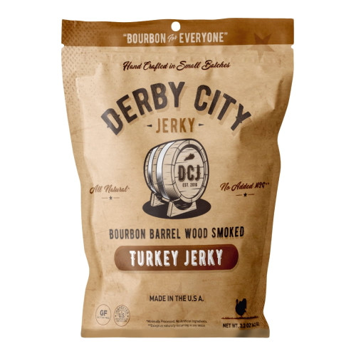 Derby City Bourbon Barrel Wood Smoked Turkey Jerky (3 Pack)