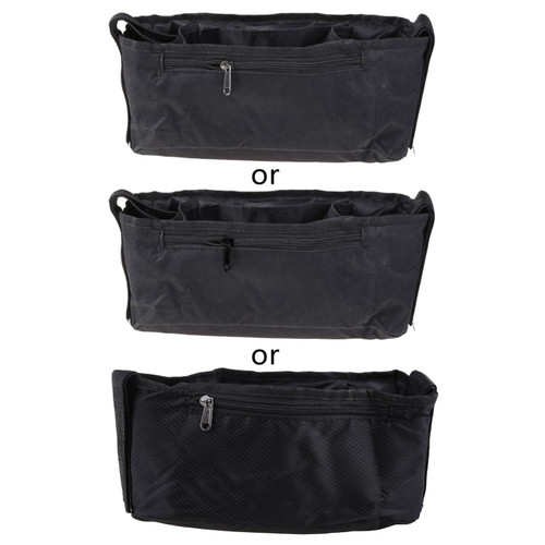 Bestyo Pram Stroller Drink Parent Tray Organizer Double Cup Holder Console Phone Jogger