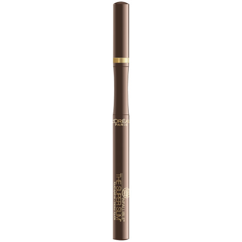 L'oreal Paris Infallible Super Slim Long-lasting Liquid Eyeliner, Brown, 0.034 Fl Oz