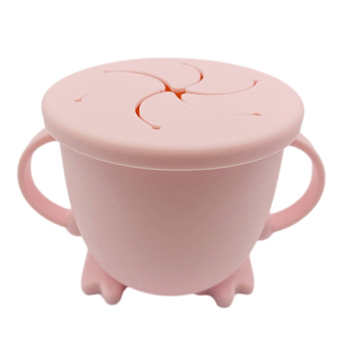 Ibaste Children Cartoon Snack Cup Portable Kids Silicone Food Container