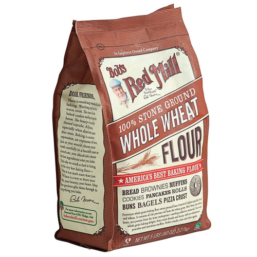 Bobs Red Mill 5 Lb. Whole Wheat Flour