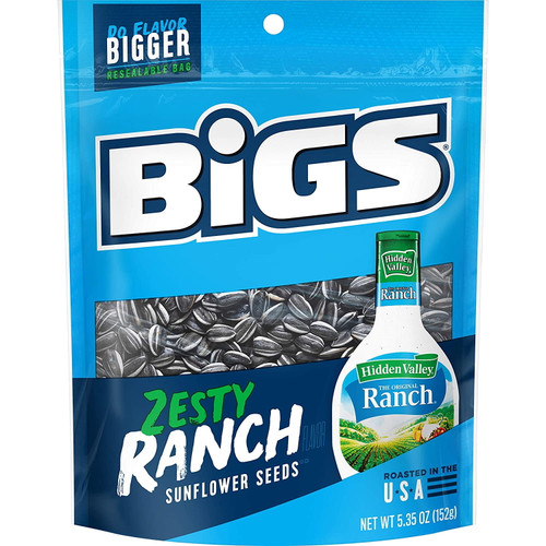 Bigs Sunflower Seeds Ranch 5.35 Ounce Pack Of 4
