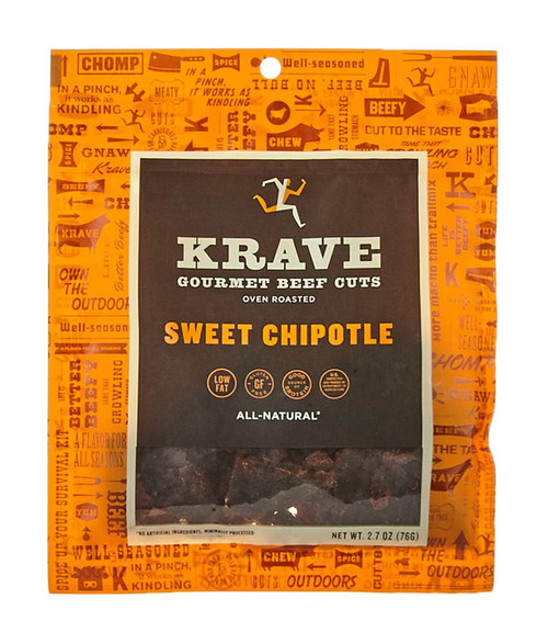 Krave Gourmet Beef Cuts Sweet Chipotle 2.7 Oz