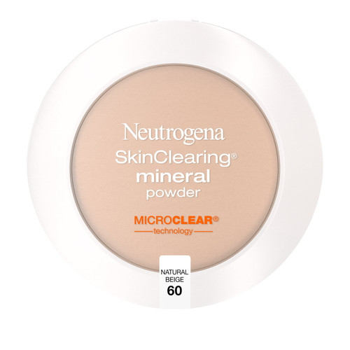 Neutrogena Skinclearing Mineral Acne Powder, Natural Beige 60,.38 Oz