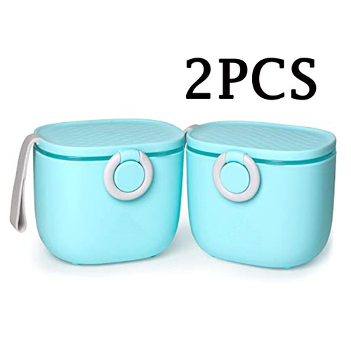 2pcs Travel Storage Container For Milk Powder With Shovel, Portable Baby Milk Powder Container, Milk Powder Container With Equalizer 500ml