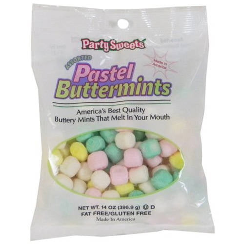 Party Sweets 14 Oz. Pastel Buttermints, 88 Count