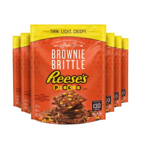 6026481 Brwn Britl Reese Pcs4oz Brownie Brittle Sheila Gs Reese Brownie Brittle 4 Oz Boxed (pack Of 12)