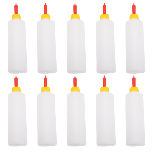 Tinksky 10 Sets Of Lamb Young Livestock Milk Bottles Sheep Cow Pig Milk Bottles