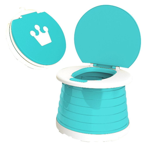 Adven Portable Baby Potty Toilet For Kids Travel Folding Potty Child Training Seat Portable Toilet