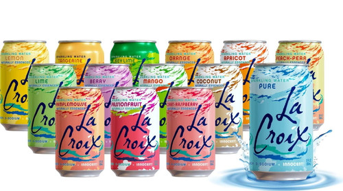La Croix Sparkling Water - All Flavor Variety Pack, 14 Flavors (sampler), 12 Oz Cans, Flavored Seltzer Drinking Water Beverage Naturally Essenced | Pack Of 14