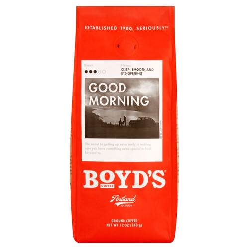 Boyds Coffee Good Morning,12 Oz (pack Of 6)