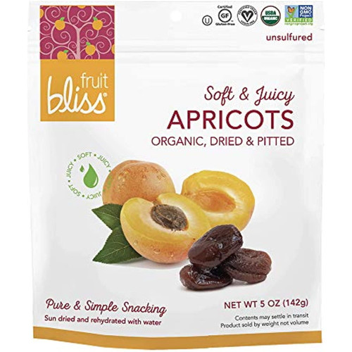 Unsulfured Turkish Apricots - Organic Apricots Dried Fruit Snacks - Healthy Snacks For On The Go & Post Workout Snacks - Non-gmo, Gluten-free, Dried Apricot Fruit Snacks (1 Pack - 5 Oz. Each)